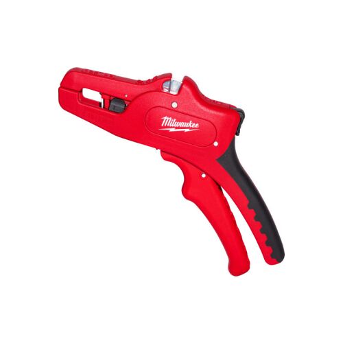 Angled view of Milwaukee automatic wire stripper