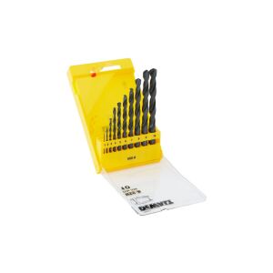 DEWALT Csigafúró készlet 10 részes HSS-R DIN 338 (1,0 - 10 mm) 118677485 - Dewalt