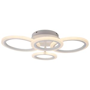 Promerco Premium LED csillár, modern fehér mennyezeti lámpa - Izzó