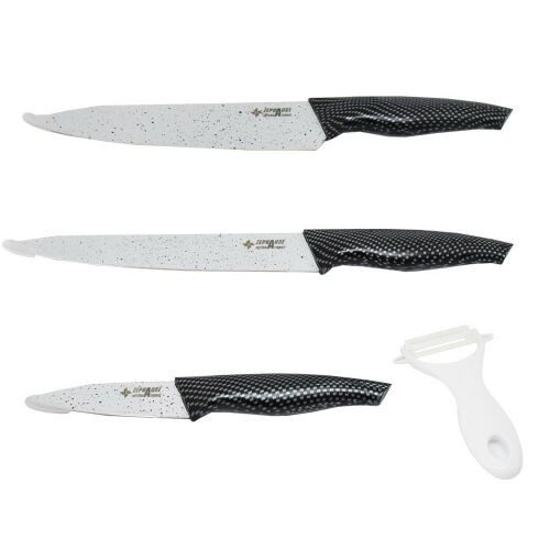 Zephause 3 részes kerámia késkészlet és hámozó (ZP-170) 118712789