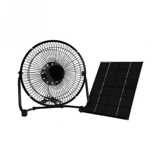 Napelemes 22cm napelemes asztali ventilátor napelem panellel