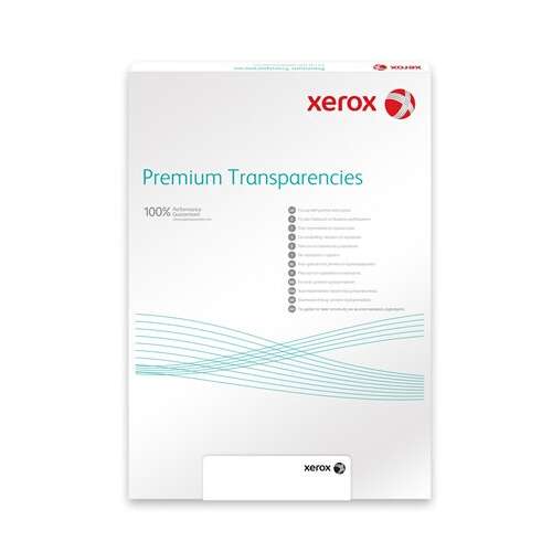 Xerox Premium Transparencies, 50 Blatt, A4, klar, für Laserdrucker