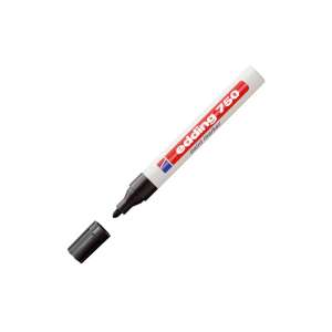 EDDING 750 paint marker, black, 2-4 mm line width - Lacquer marker