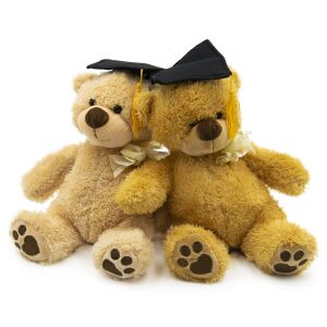 Diplomás maci plüss ballagásra - 25 cm