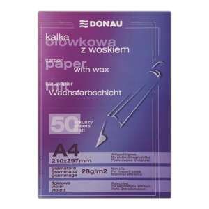 DONAU въглеродна хартия с восък, A4, 50 листа, лилаво - Indigo