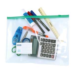 DONAU A4-es PVC Irattartó Tasak Cipzárral