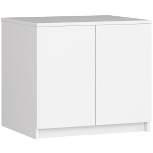 Akord - Fehér Szekrényfelépítmény S60 STAR - 2 ajtós, 2 polcos matte fehér 55x60x51 cm, CLP Bútorrendszer, 16 mm laminált lap, ABS élzárás - Összeszerelést igényel.