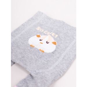 Yo!club pamut harisnyanadrág csúszásgátlóval (68-74) - szürke/hörcsög 118745292 - Yoclub