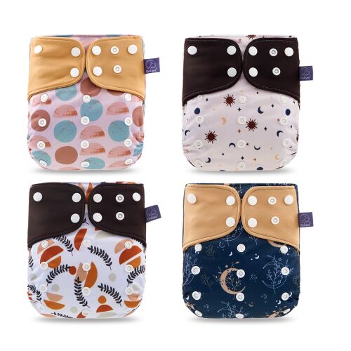 Elinfant mosható pelenka szett, 4 darab, válogatott minták