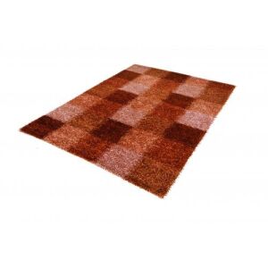 Bakero Shaggy Mali Dori Terra Teppich auf weißem Hintergrund - Innenarchitektur