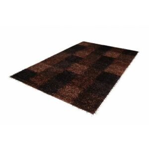 Vedere unghiulară a covorului Bakero Shaggy Mali Dori maro - Casa si gradina