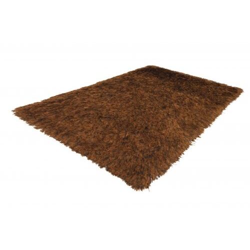 Szögletes nézet a Bakero Shaggy New Cobra barna szőnyegről