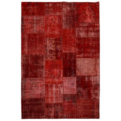 Килим Bakero Patchwork Червен 170x240 см - Ръчно изработен турски килим