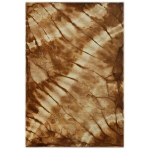 Dywan Bakero Dip Dyeing brązowy, abstrakcyjny wzór - Projektowanie wnętrz