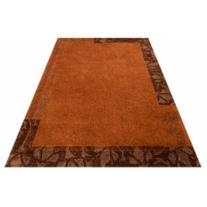 Dywan Bakero Frisee1011-03 choco, 120x180 cm, brązowy dywan akrylowy z ozdobnym obramowaniem - Dom i ogród