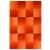 Bakero Calypso narancssárga kockás szőnyeg