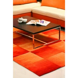 Bakero Calypso narancssárga szőnyeg nappali környezetben - Bakero