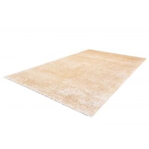Bakero Shaggy Pisa beige Teppich (170x240 cm) schräge Ansicht - Innenarchitektur