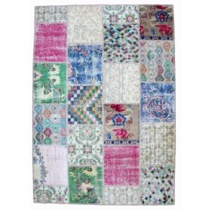 Килим Bakero Patchwork 170x240 cm - Естествен Многоцветен Килим - Декорация