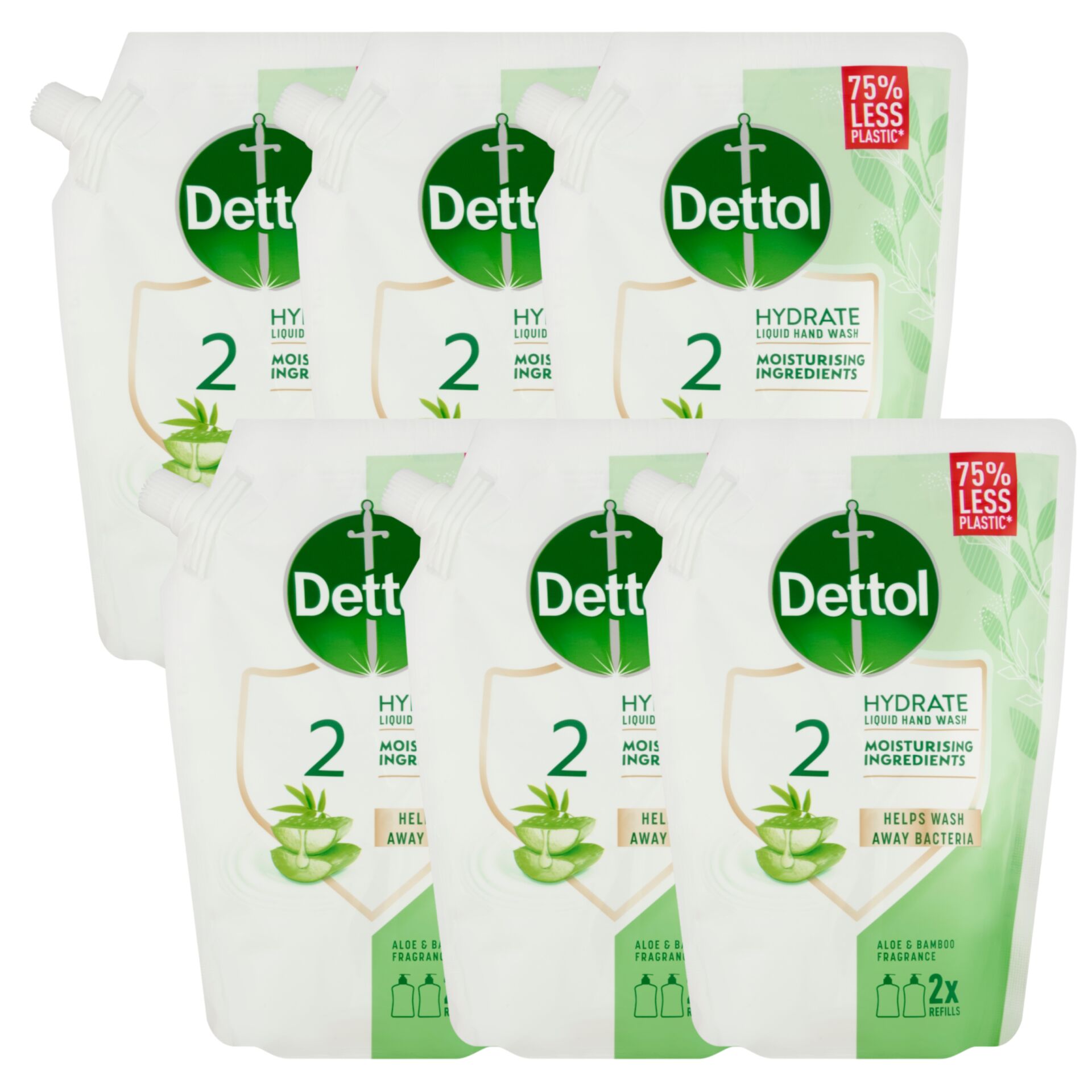 Dettol folyékony Szappan Utántöltő Aloe Vera E-vitaminnal 6x500ml