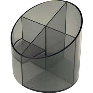 HELIT Economy 4 rekeszes füstszínű íróasztal szervező - Helit