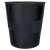 Leitz Wow 15 liter black trash can