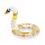Bestway Glitzer Schwan Schwimmring 61cm schräge Ansicht