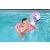 Kind im Bestway Glitzer Flamingo Schwimmring im Pool