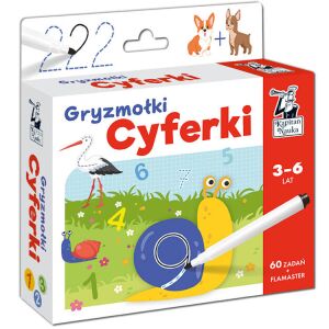 Kapitan Nauka Gryzmotki Cyferki Doodle Liczby gra edukacyjna dla dzieci 3-6 lat - Książka dla dzieci i młodzieży