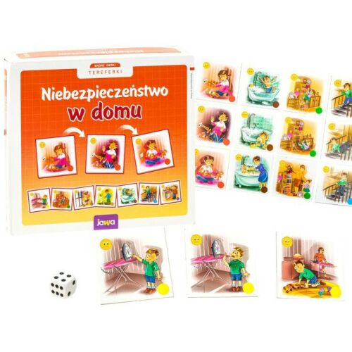 Game Danger otthon: Társasjáték, amely biztonsági forgatókönyveket mutat be gyermekek számára