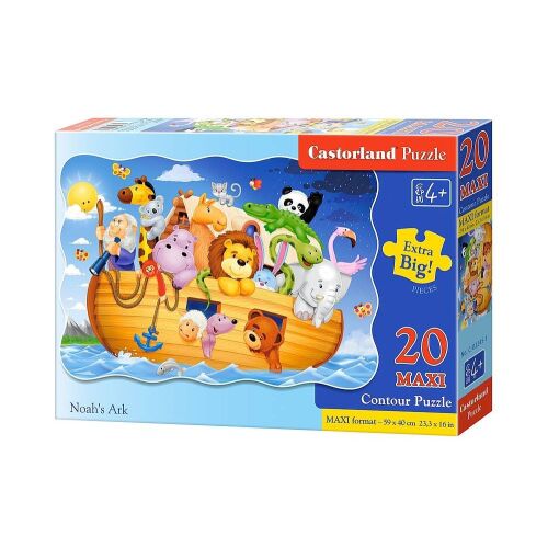 Castorland Puzzle 20 Teile MAXI Noahs Arche, Puzzlespiel für Kinder