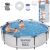 Bestway Steel Pro MAX 305x76cm Frame Pool with filter pump and accessories, family swimming in the pool