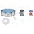 Bestway Steel Pro MAX pool set including pool, filter pump, filter cartridge, and accessories
