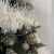 Christmas tree decorated with Ruhhy white garland and silver ornaments