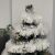 Christmas tree decorated with Ruhhy white garland and silver ornaments