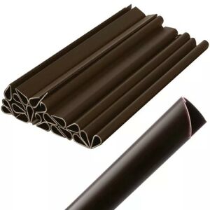 Gardlov braune Zaunlattenclips, 20er Pack - Sichtschutz