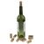 Ruhhy wine corks and wine bottle, natural cork stoppers