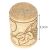 Close-up of Ruhhy wine cork with dimensions, 2.2cm x 3.3cm, natural cork stopper