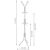 Standing hanger 170cm - white Ruhhy 23814 118852392