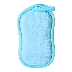 Burete de curățare albastru pentru bucătărie cu buclă de agățat - Bureti vase