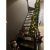 Ruhhy Christmas garland decorating a staircase railing in a home setting