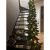 Ruhhy Christmas garland decorating a staircase