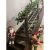 Ruhhy Christmas garland decorating a staircase railing