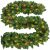 Ruhhy 2.7m Christmas garland with warm white LED lights