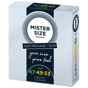 MISTER-GRÖSSE - 47-49-53 (3 Kondome) 118881118 - Mister Size
