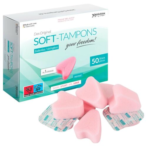 Joy Division Original Soft Tampons, Packung mit 50 Stück