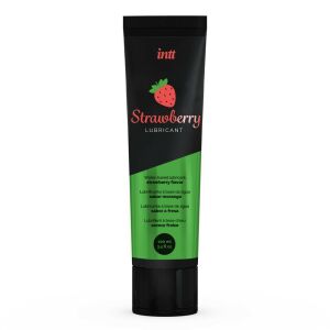 Intt Strawberry Gleitmittel 100ml, wasserbasiertes persönliches Gleitmittel für mehr Vergnügen - Intt