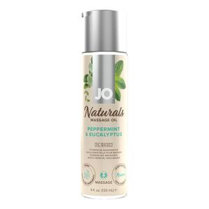 System JO Naturals Pfefferminz & Eukalyptus Massageöl 120ml - System JO