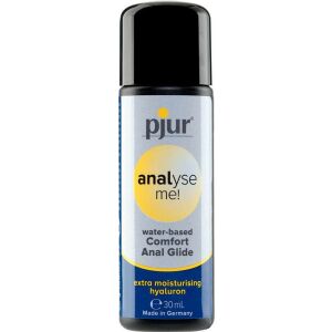 pjur analyse me! Comfort wasserbasiertes Analgleitmittel 30ml mit Hyaluronsäure für mehr Komfort - Gleitmittel für den Intimbereich