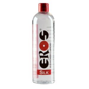 Eros Silk Silikonbasiertes Gleitmittel 500ml Flasche - Gleitmittel für den Intimbereich